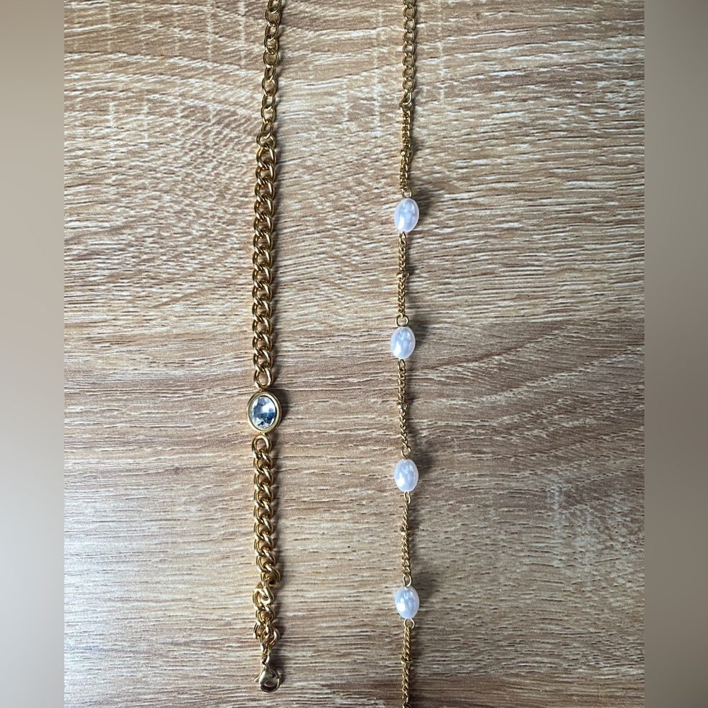 2 Beautiful Gold Bracelets